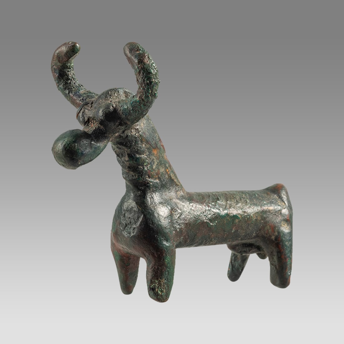 A Hittite Style Bronze Bull. (1 of 2)