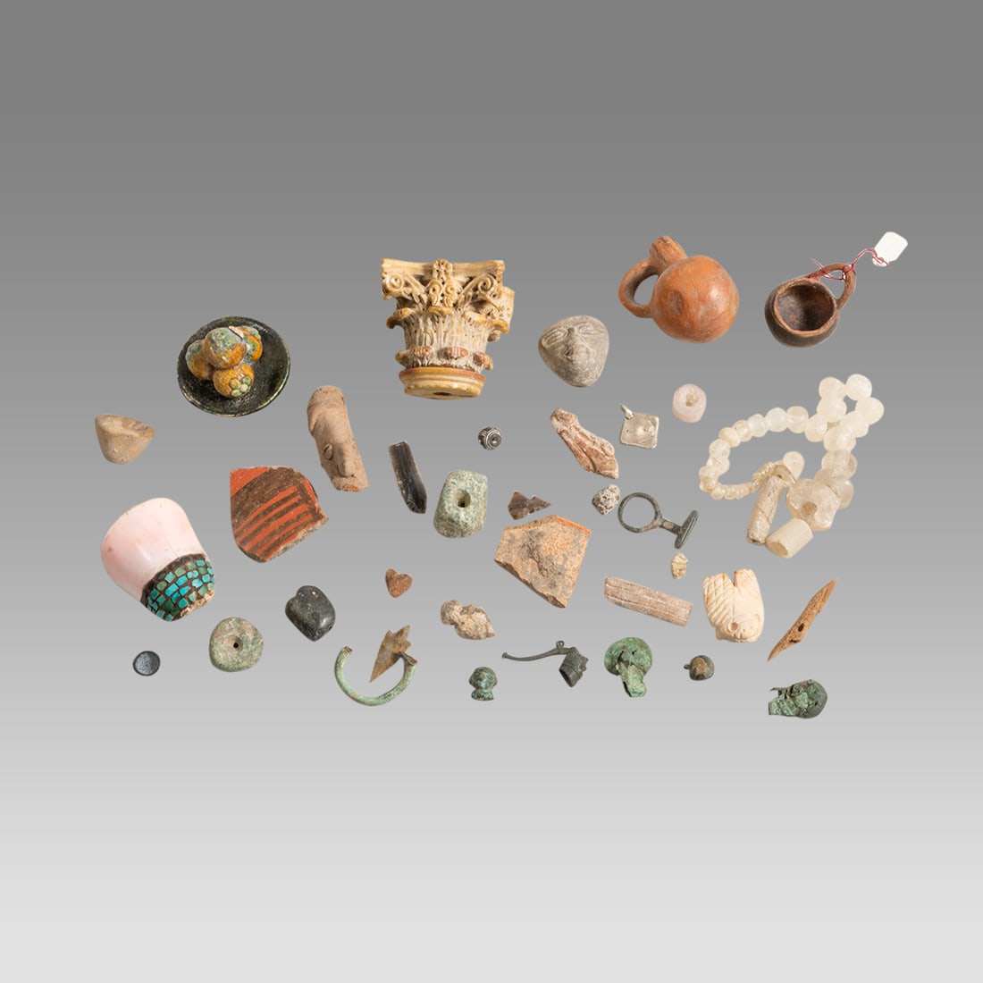 A group of 34 Pre-Columbian Misc. Lot c.2000 BC to 20th century. (1 of 1)