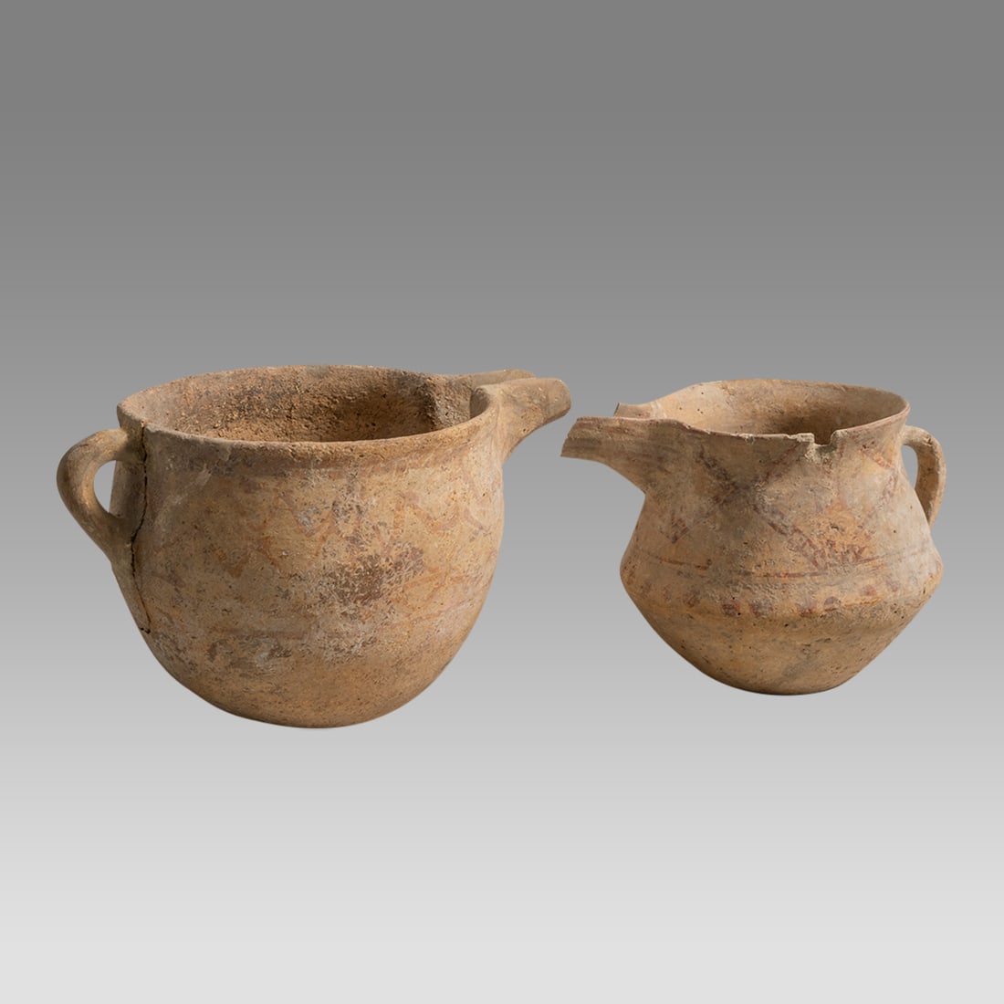 Lot of 2 Near Eastern Pottery Vessels c.1000 BC. (1 of 2)