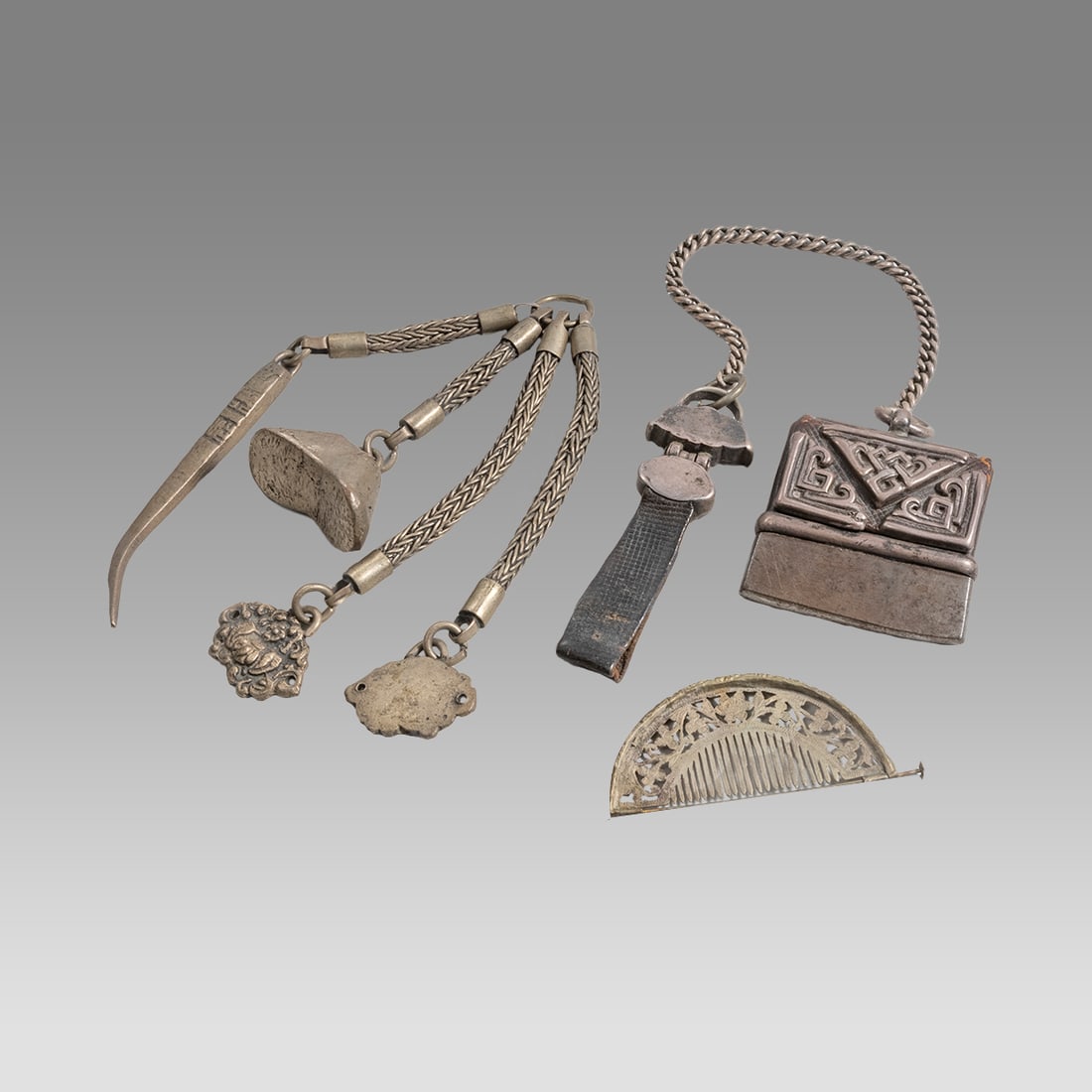 Lot of 3 Mongolian Metal Fire Starters. (1 of 1)