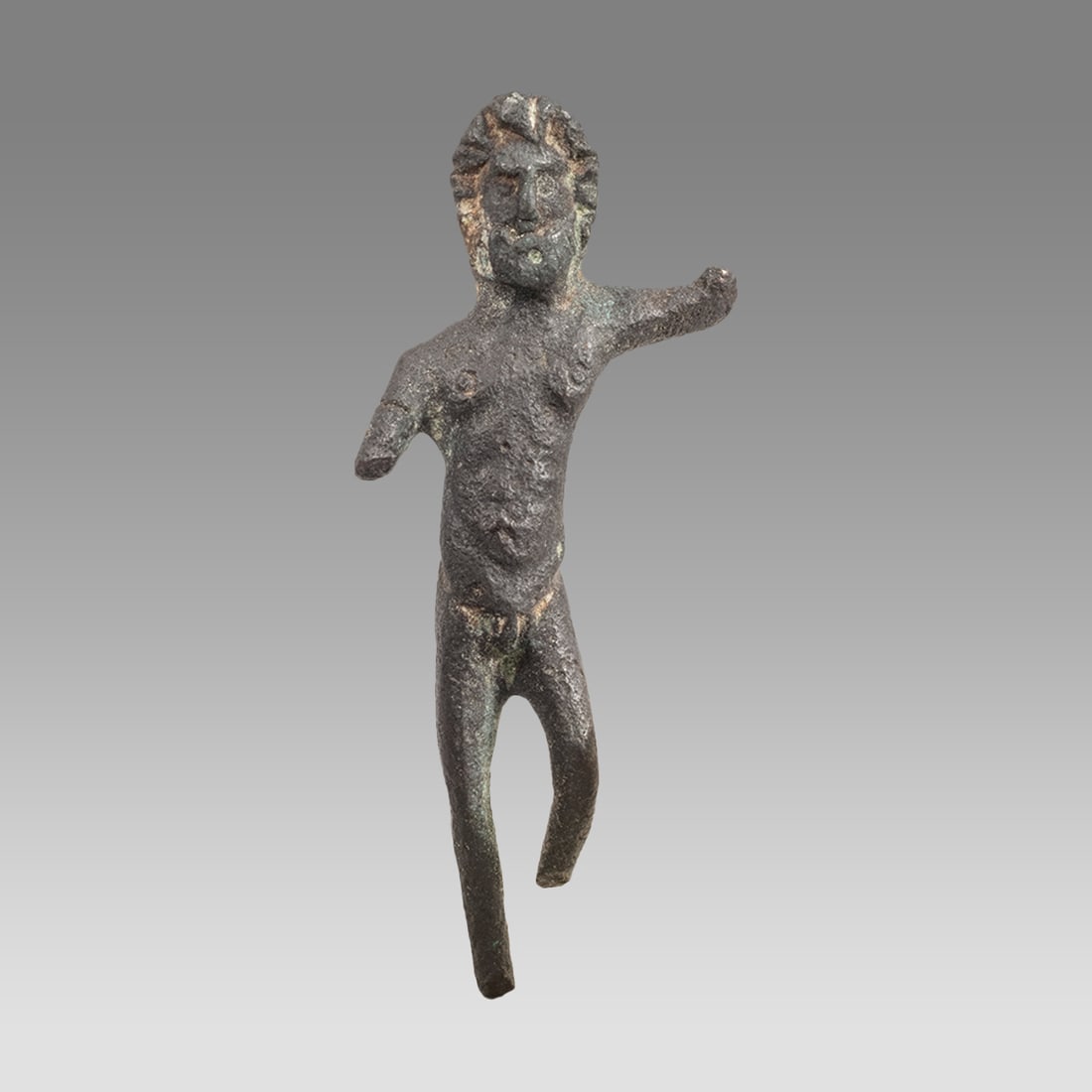Ancient Roman Bronze Figure Of Jupiter c.1st century AD. (1 of 2)
