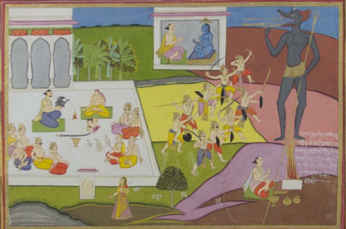Datia, India 18th century Painting Of  Krishna (1 of 3)