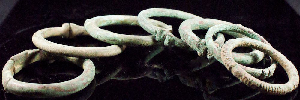 Lot of 7 Near Eastern Luristan Bronze Bracelet c.1000 (1 of 1)