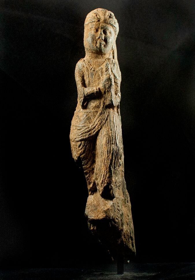 Ancient Schist Stone Figural Carving, Gandhara, 2nd/3rd (1 of 1)