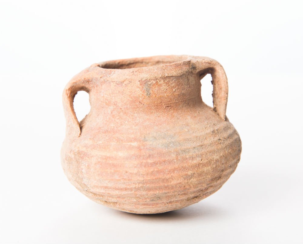 Ancient Holy Land Roman Empire Terracotta Jar c.1st cen (1 of 1)