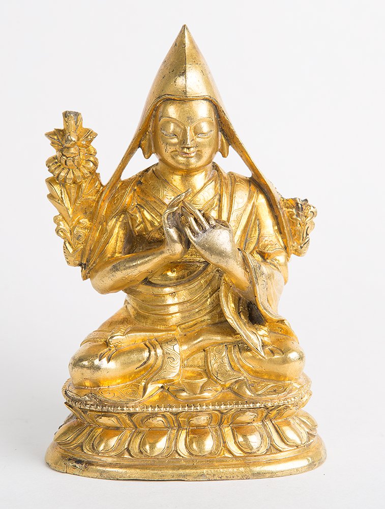 QING DYNASTY. Seated in dhyanasana on a double-lotus (1 of 3)