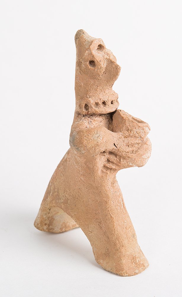 Ancient Syro-Phenician Terracotta Figure c.8th cent BC (1 of 2)