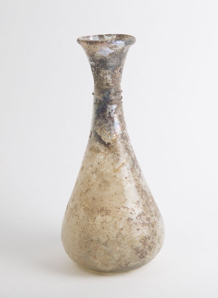 Ancient Roman Glass Bottle Ca. 2nd-3rd century A.D. (1 of 1)
