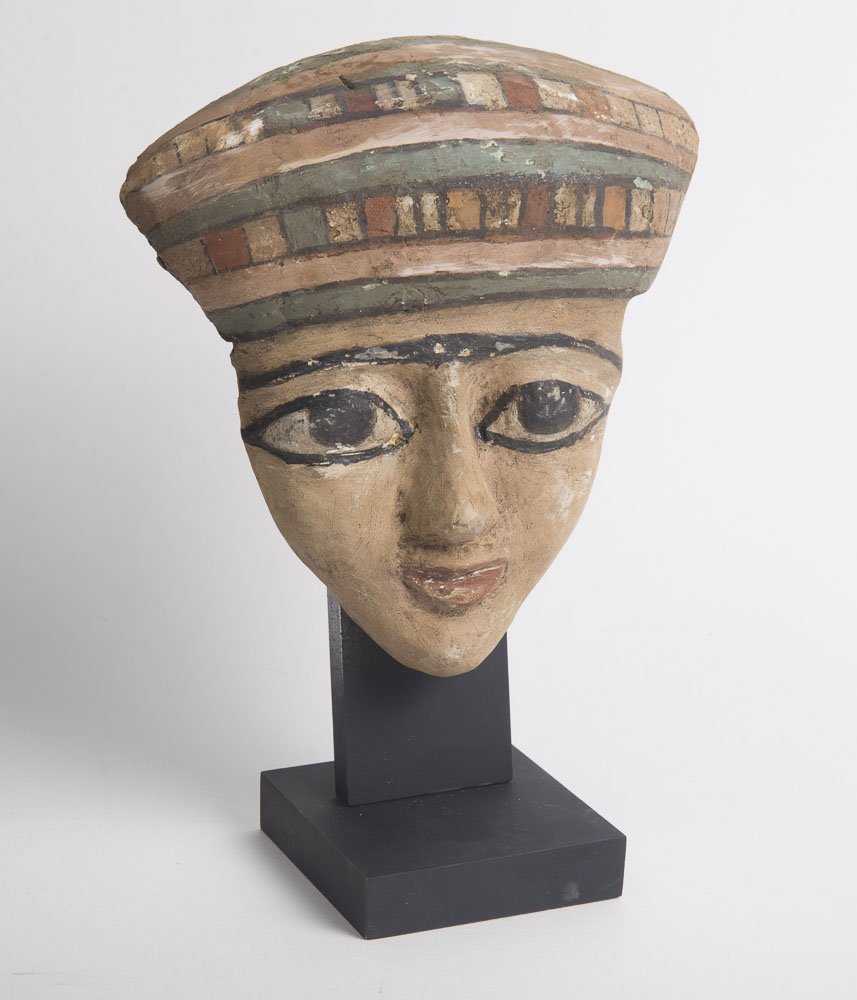 Ancient Egyptian Mummy Mask Late period, ca. 700-30 B.C (1 of 2)