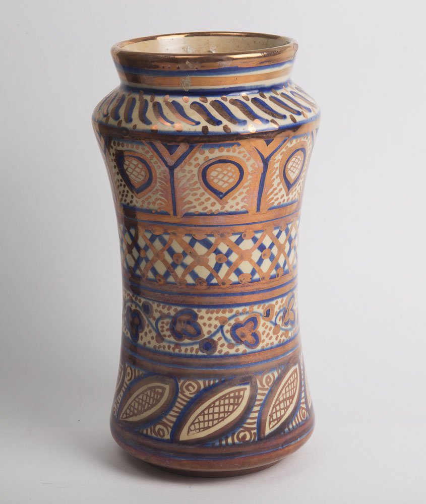 Hispano Moresque ceramic Luster vase (1 of 3)