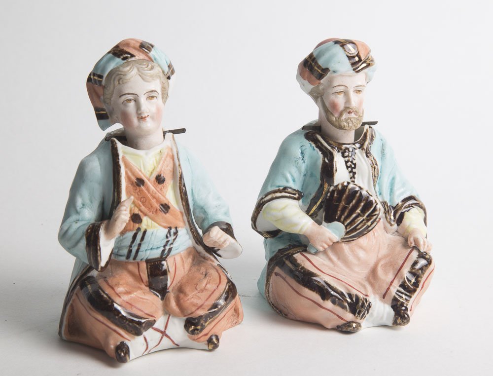 A Pair of French Ceramic Figures made for the Turkish M (1 of 2)
