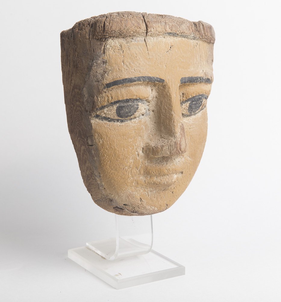Ancient Egyptian Mummy Mask Late period, ca. 700-30 B.C (1 of 2)