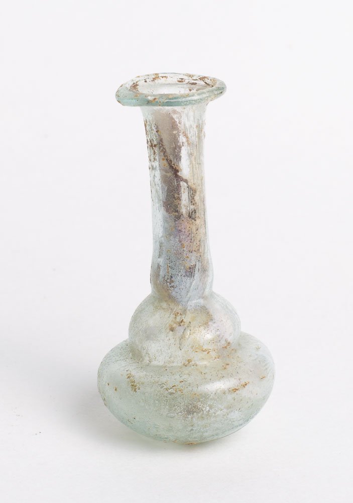 Ancient Roman glass bottle c.2nd-3rd cent AD (1 of 1)