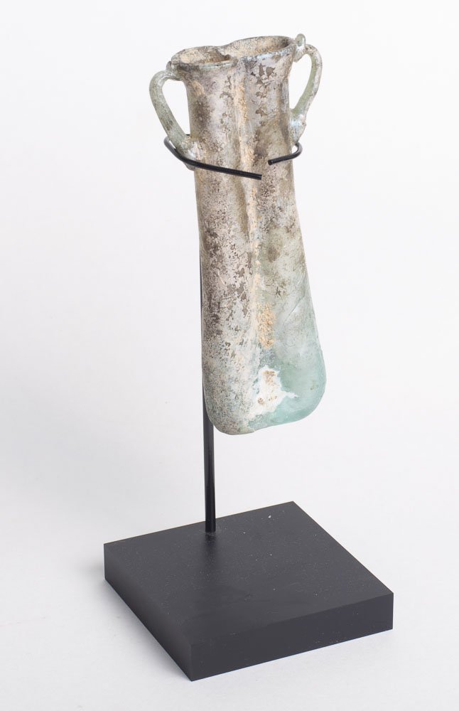 Ancient Roman glass Unguentaria c.2nd-3rd cent AD. (1 of 2)