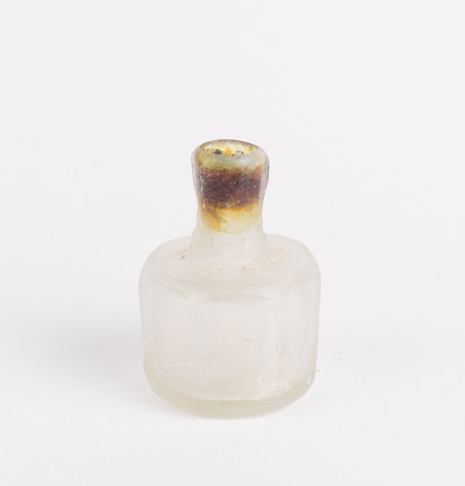 Ancient Islamic Cut Glass Jar  c.8th-9th century AD (1 of 1)