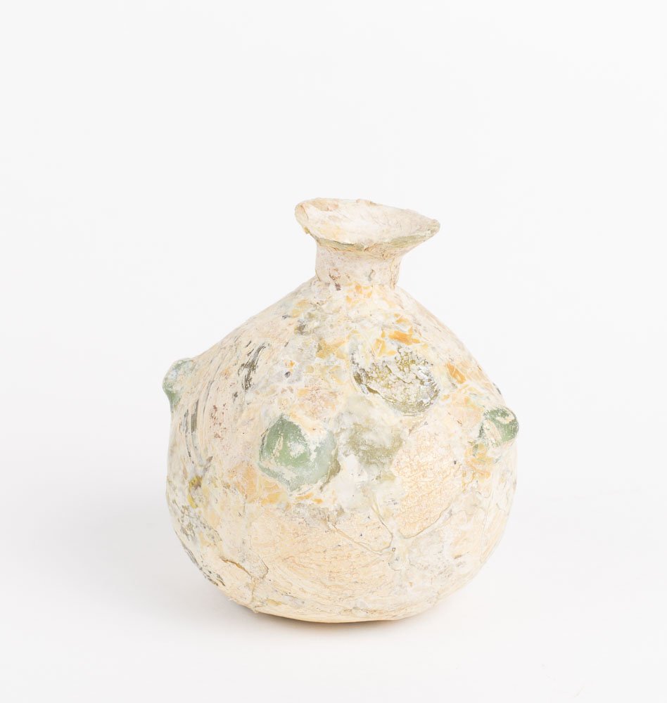 Ancient Islamic Patina Glass Jar  c.8th-9th century AD (1 of 2)