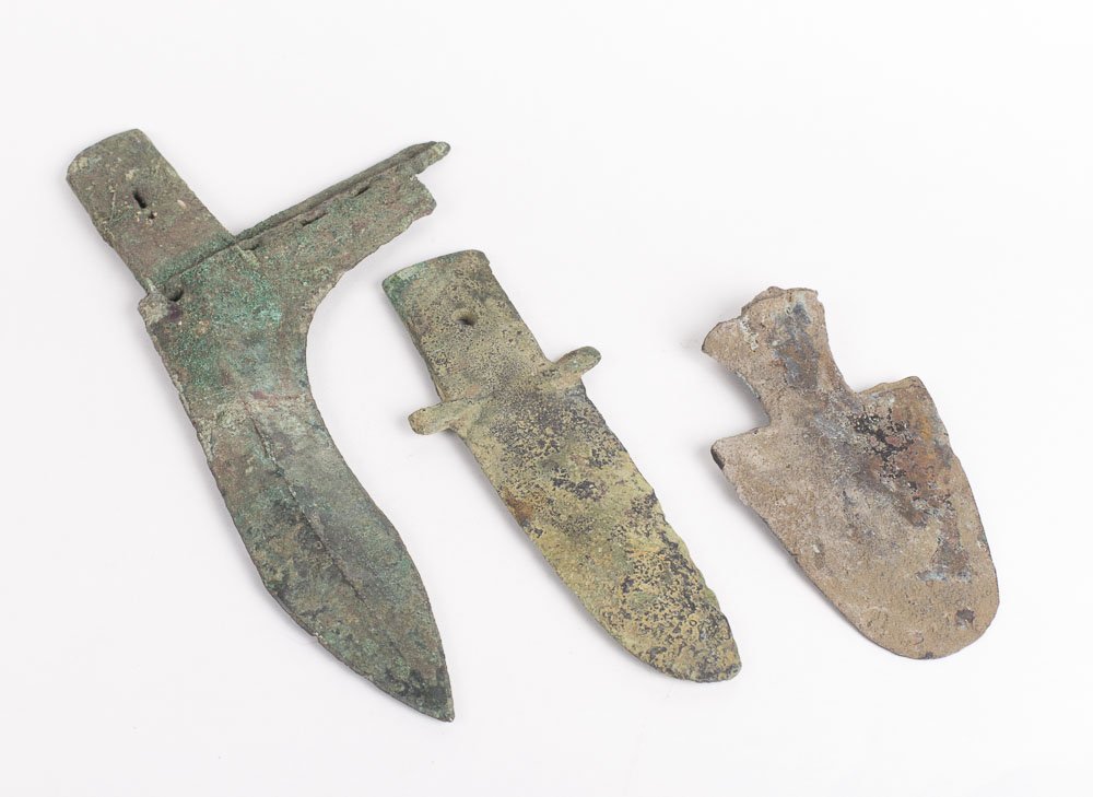 Ancient Chinese Bronze Knife weapons Zhou Dynasty, 1st (1 of 1)