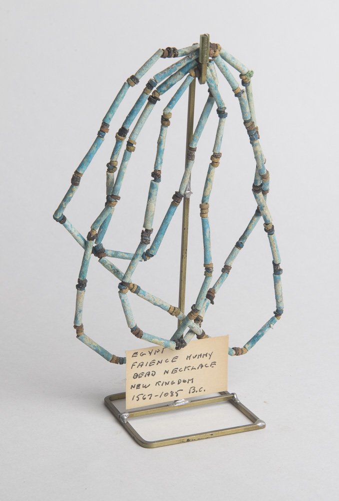 Ancient Egyptian Mummy Beads Necklace c. 1085 BC (1 of 1)