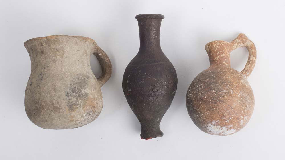 Lot of 3 Ancient Holy Land Pottery Vessels c.2500 BC (1 of 1)