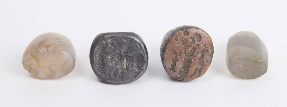 Lot of 4 Ancient Near Eastern Stamp Seals c.1st MILLENN (1 of 2)