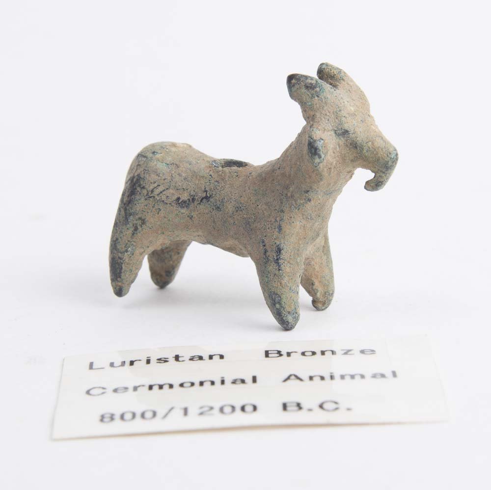 Ancient Luristan Bronze Goat c.800-1200 BC (1 of 2)
