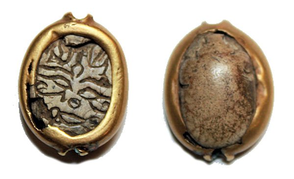 Ancient Egyptian Steatite Stone Scarab Ca. 1500 B.C (1 of 2)