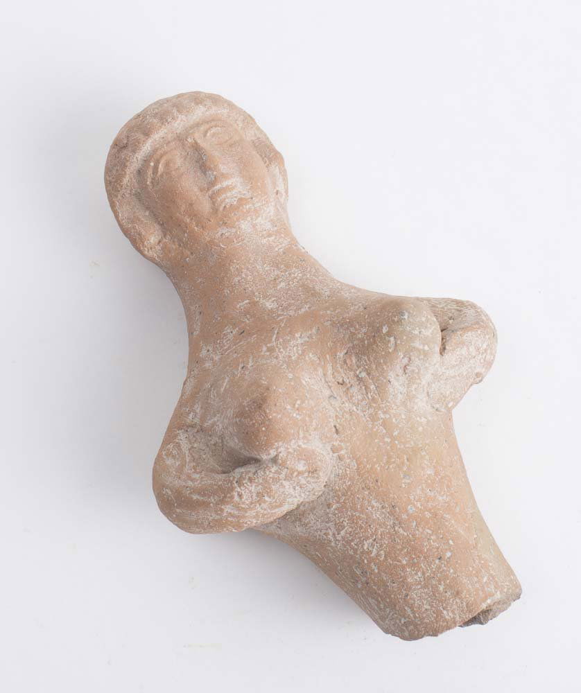 Israelite terracotta fertility goddess Astarte Iron Age (1 of 2)