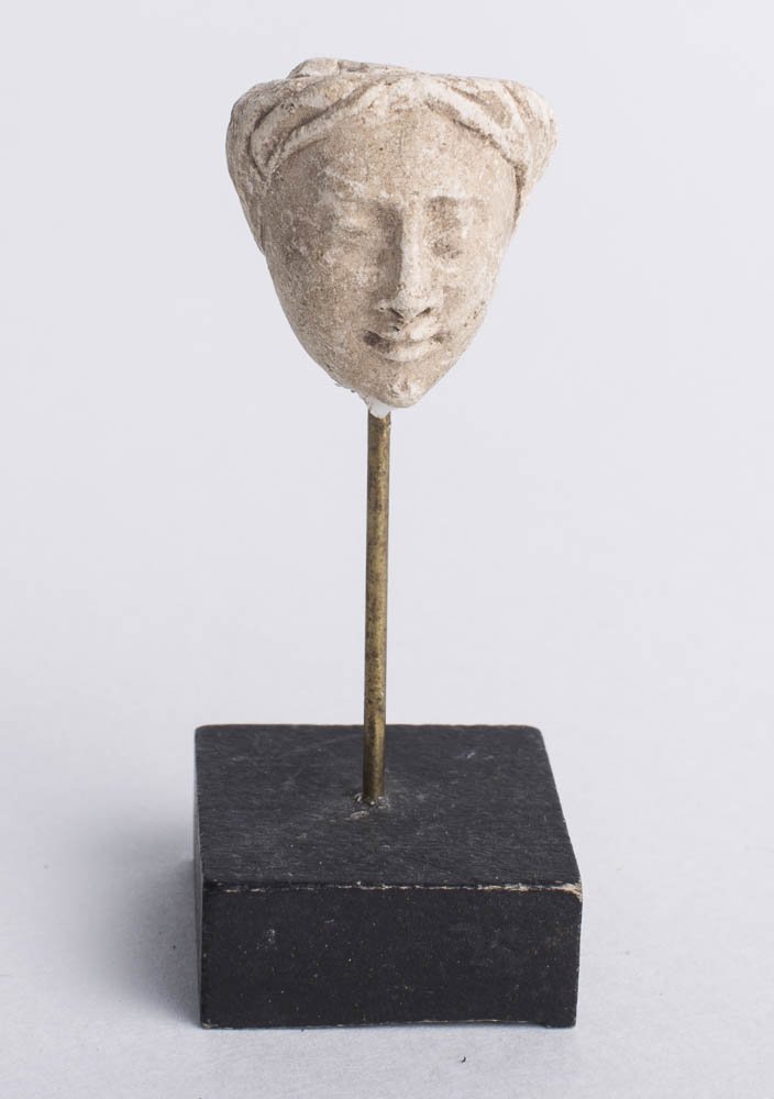 Ancient Greek Limestone Head Ca. 3rd cent BC (1 of 2)