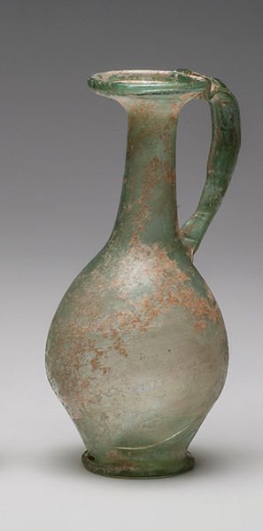 Ancient Roman Glass Jug c.1st-2nd cen AD (1 of 4)