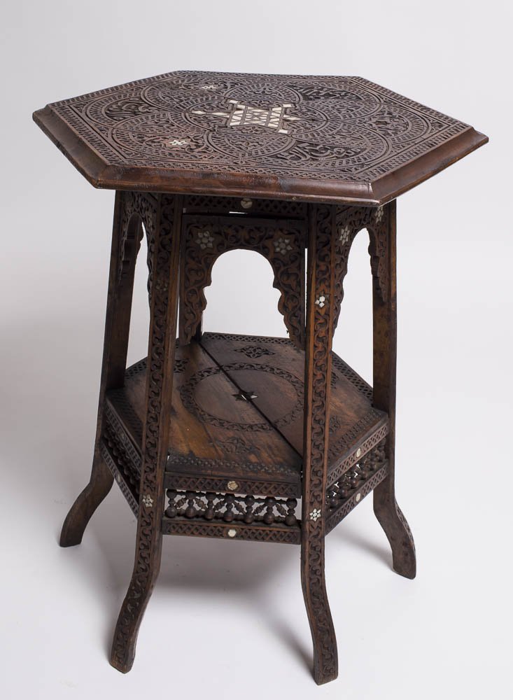 Antique Middle Eastern MOROCCAN/SYRIAN Moorish Table (1 of 2)