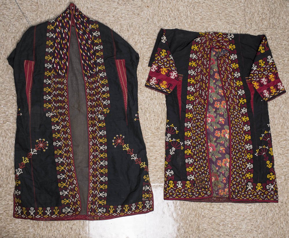 Lot of 2 Turkmenistan.Woman's jacket.Circa 1900's, Size (1 of 2)