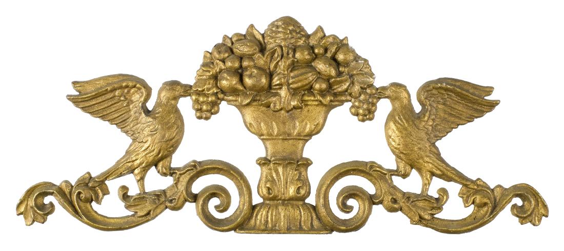 Three theater giltwood and iron decorations, to i (1 of 3)