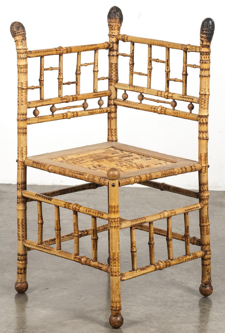 Bamboo corner chair. (1 of 1)