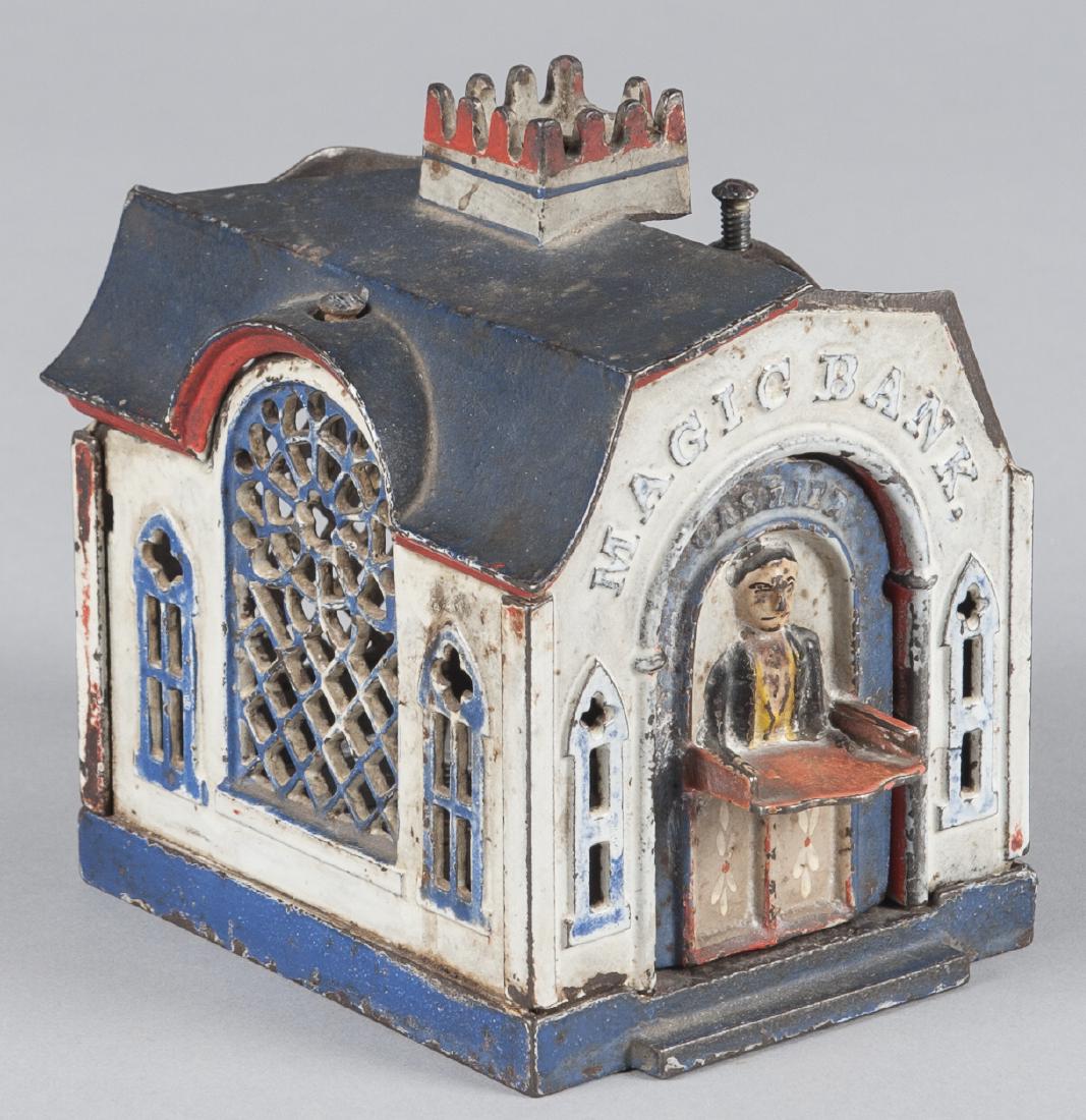 J. & E. Stevens Magic mechanical bank. (1 of 2)