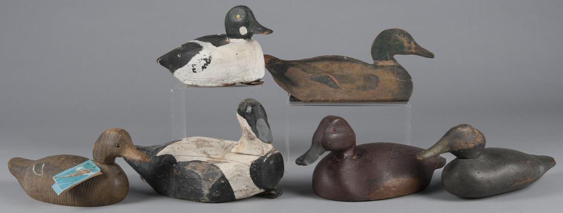 Six assorted duck decoys. (1 of 1)