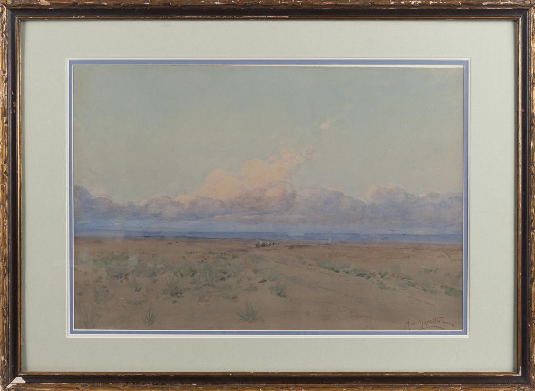 Hardesty Maratta (American 1864-1924), watercolor (1 of 1)