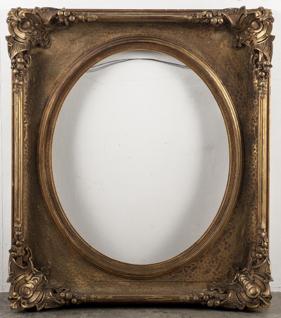 Three giltwood frames, 19th c., 39 1/2'' x 35'', 40 (1 of 3)