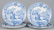 Set of six Davenport Staffordshire plates, 19th c