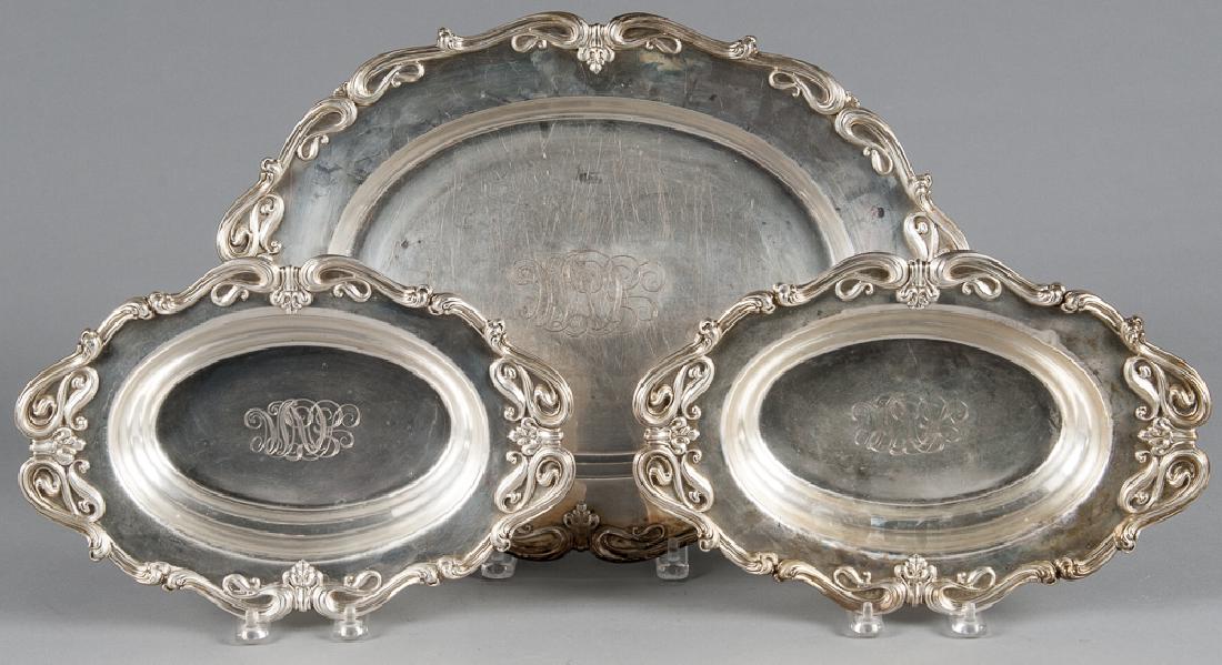 Pair of Whiting sterling silver serving dishes, t (1 of 1)