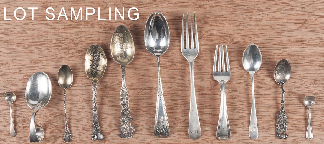 Sterling silver flatware, to include souvenir spo (1 of 1)