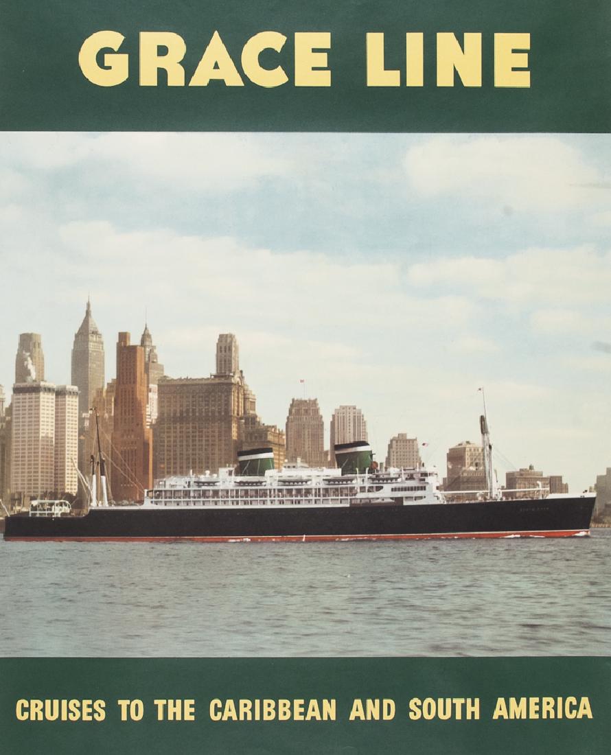 Four vintage travel posters, to include Grace Lin (1 of 5)