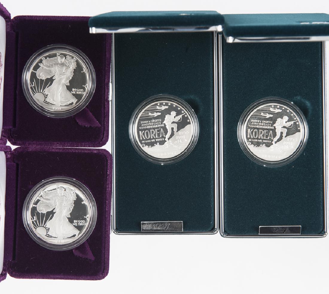US Prestige Proof set, 1991, together with two Am (1 of 3)