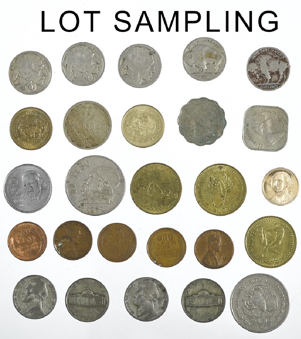 Group of miscellaneous coins, to include a George (1 of 1)