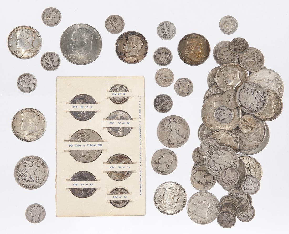 Two Morgan silver dollars, 1889 and 1890, togethe (1 of 1)