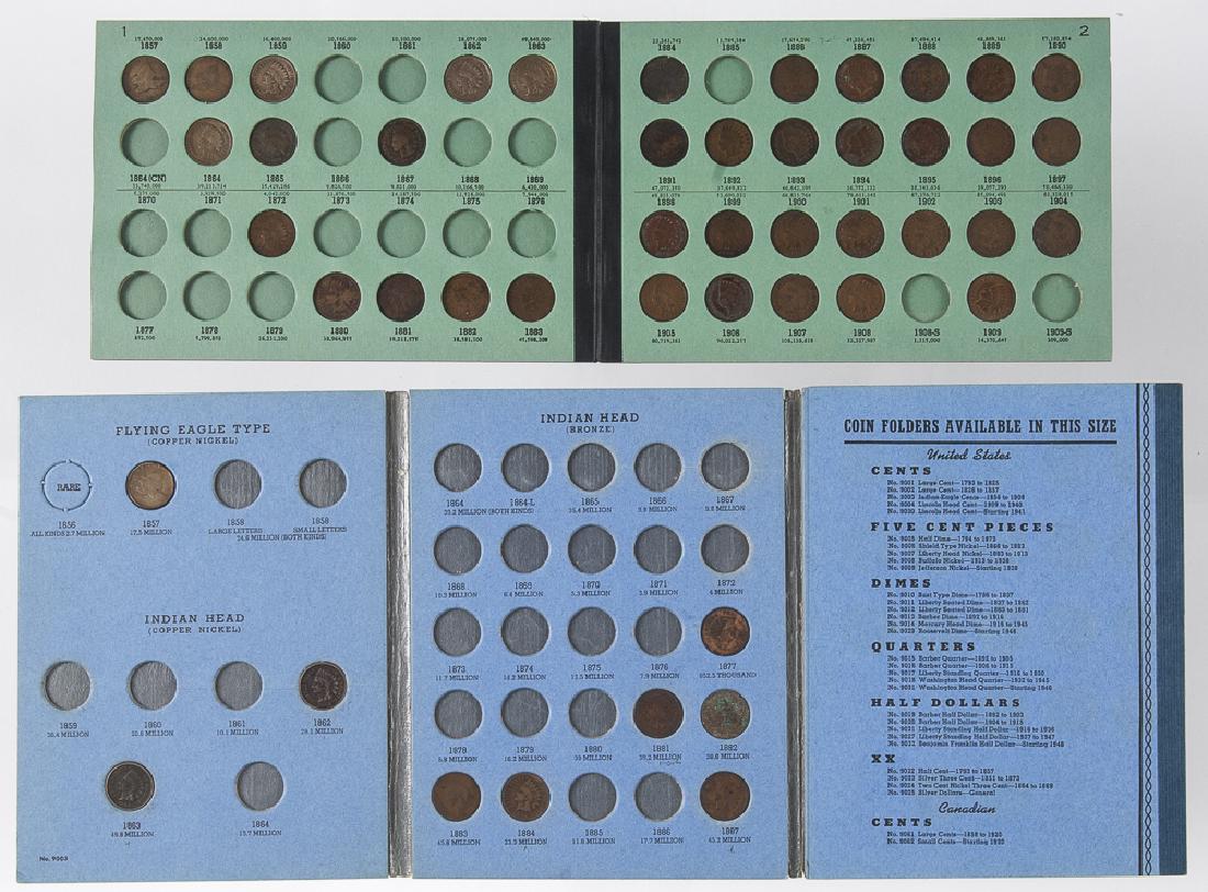 Two partial sets of Indian Head cents, sixty-seve (1 of 1)