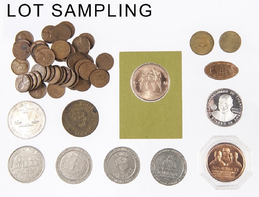 Large group of assorted pennies, approx.. 400 pie (1 of 1)