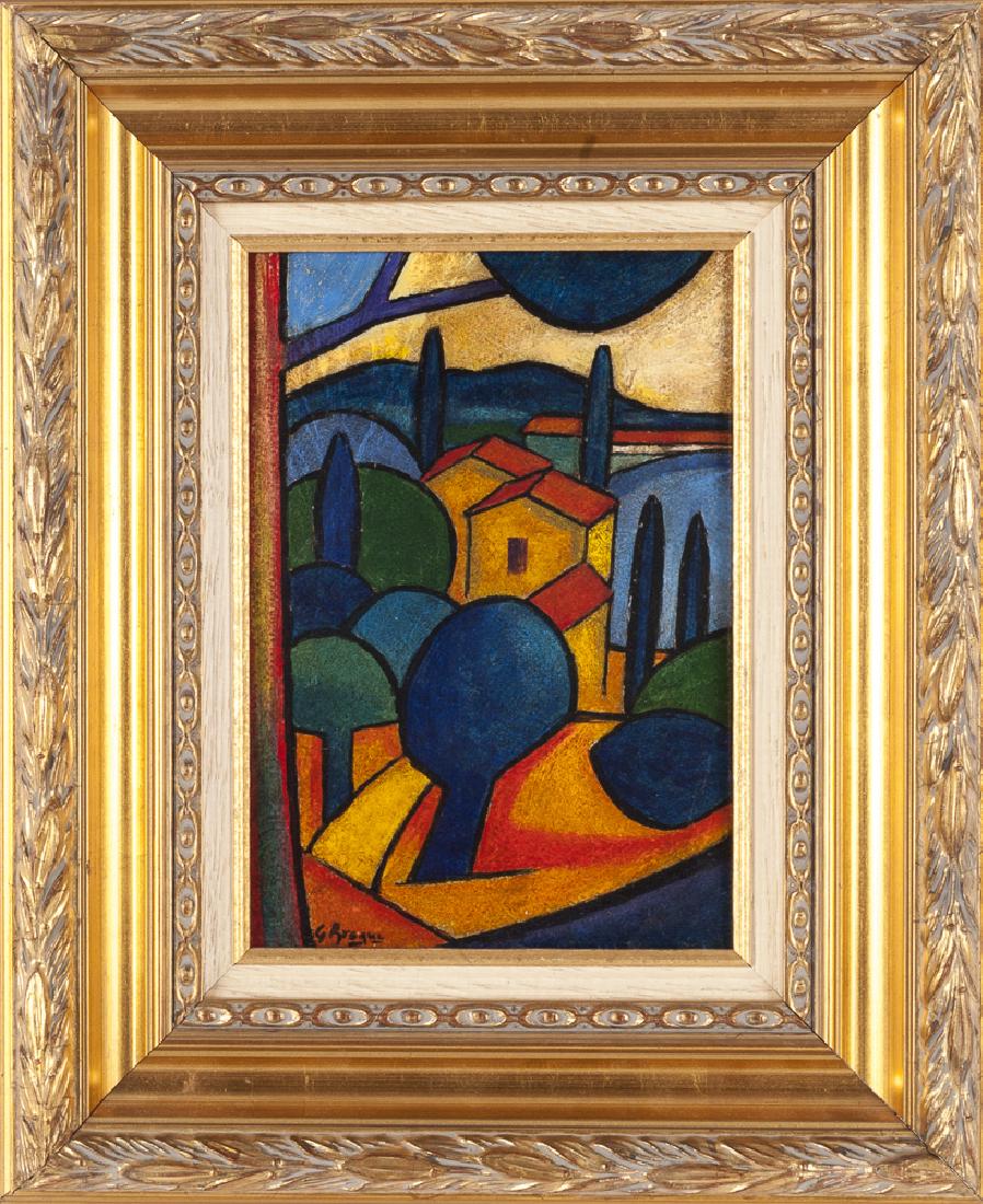 Oil on board, in the manner of Georges Braque, 10 (1 of 1)