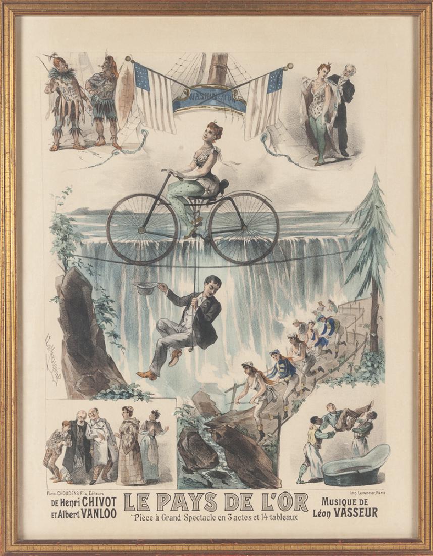 French color lithograph for Le Pays De L'Or, 30 (1 of 1)