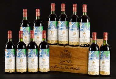 Chateau Mouton Rothschild 1982, 12 bottles