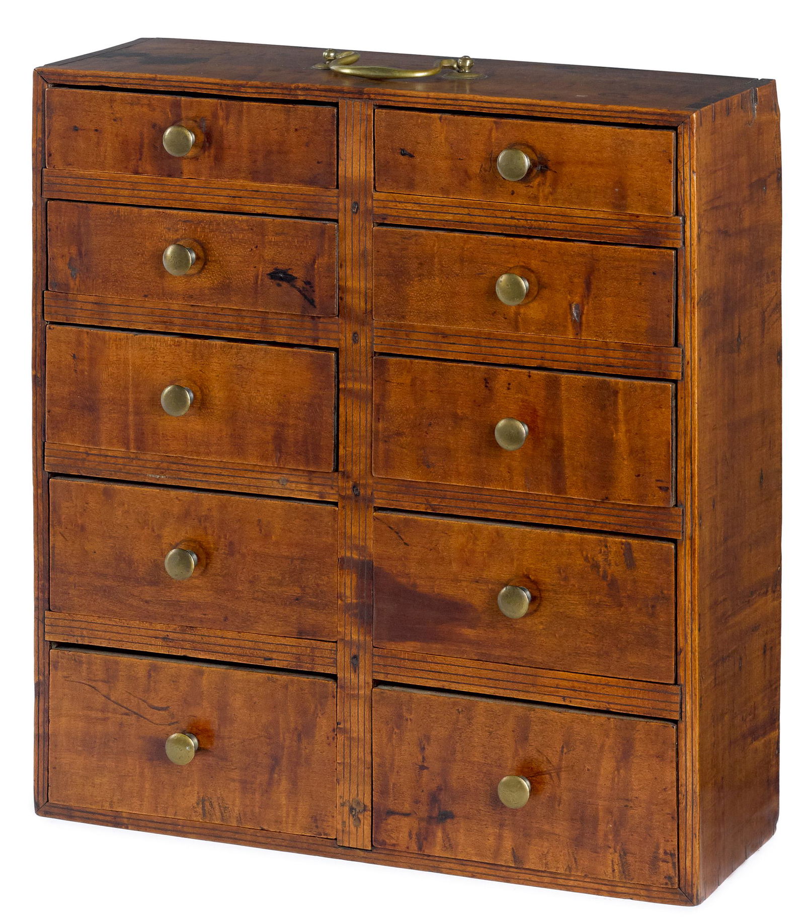 Small Tiger Maple Apothecary Cabinet Oct 04 2019 Pook Pook